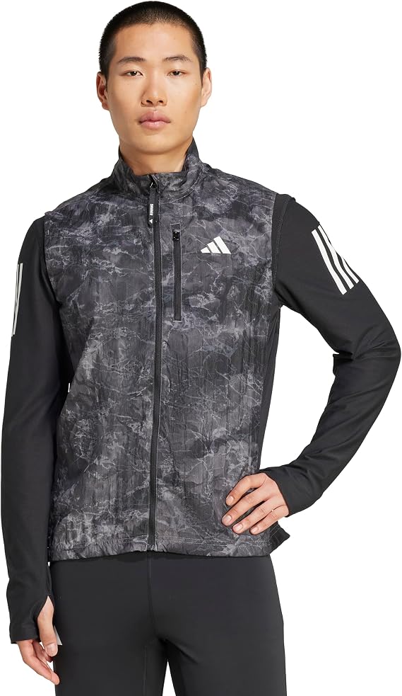 adidas Men's Own the Run Spray Dye Vest