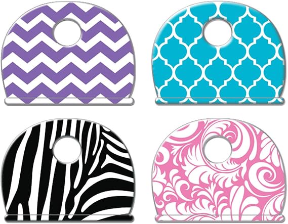 Lucky Line, Vinyl, Designer Pattern Key Identifier Caps, 4 Pack (16304)