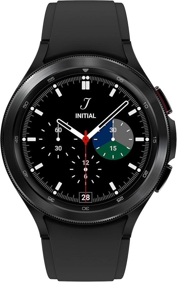 Samsung Galaxy Watch4 Classic 46mm 4G LTE Smart Watch, Rotating Bezel, Black (UK Version)