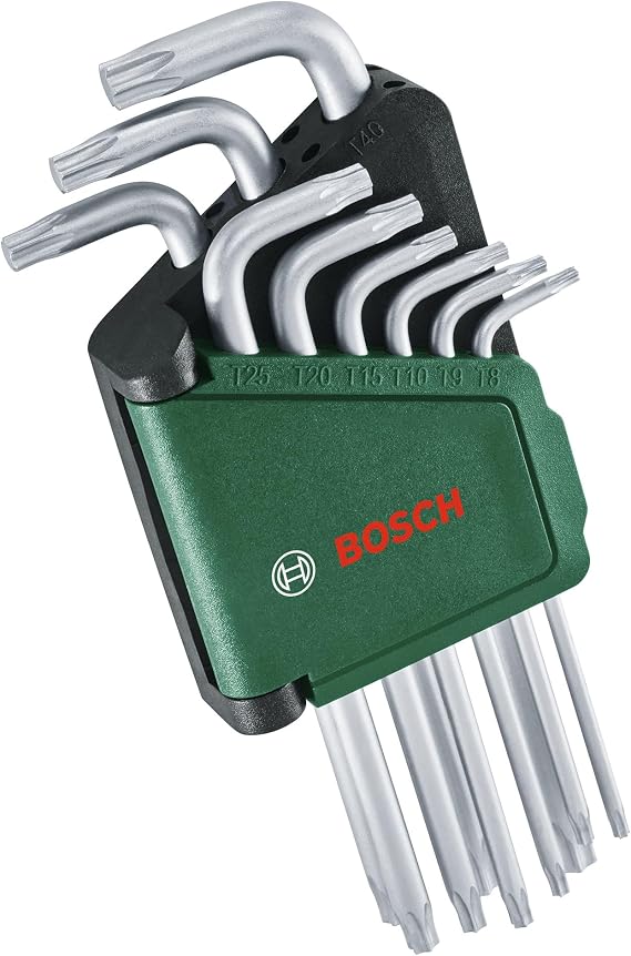 Bosch 1600A02Z9C 9 Parça Torx Alyan Anahtar
