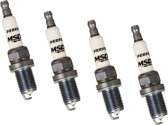 MSD Ignition 37264 Spark Plug, 4 Pack (7IR6L)