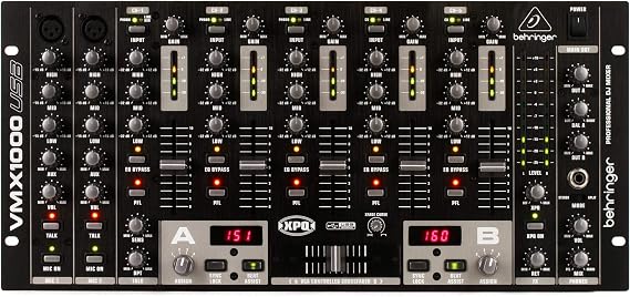Behringer ベリンガー Pro Mixer Vmx1000usb Djミキサー