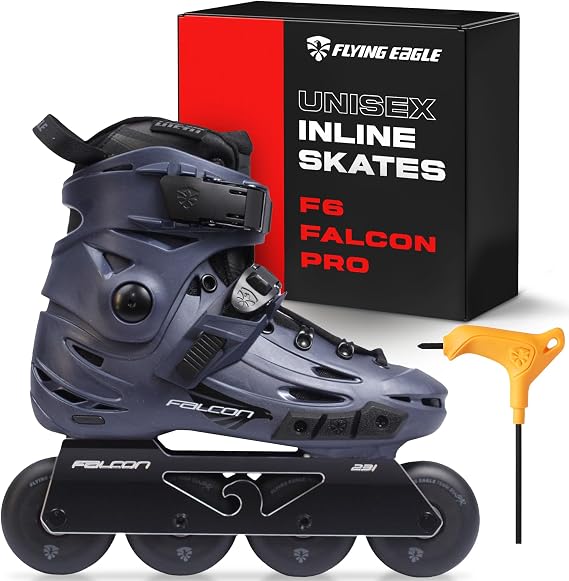 FlyingEagle F6 Falcon Pro Unisex Inline Roller Skates, 11 Size Options