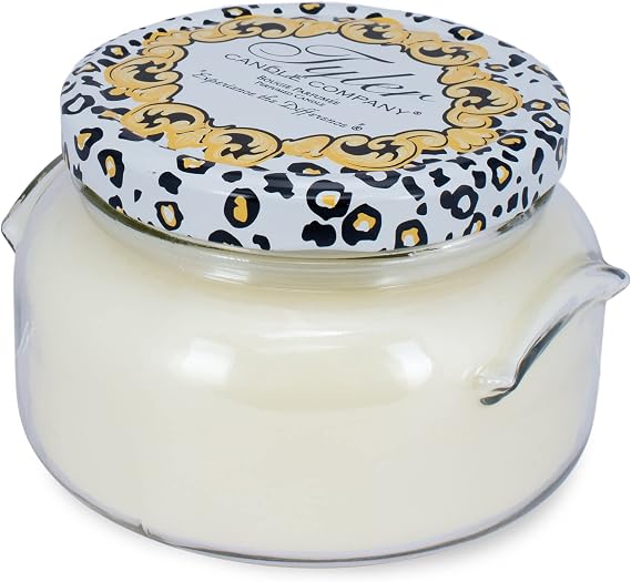 Platinum Tyler 22 oz Large Scented Jar Candle,White