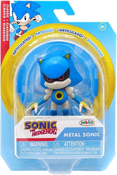 Sonic the Hedgehog Minifigure 2.5" - Packaging May Vary - Metal Sonic
