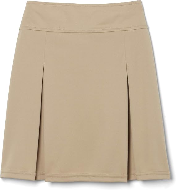 French Toast Girls' Pull-on Kick Pleat Scooter School Uniform Skirt