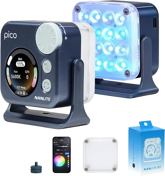 Nanlite Pico Portable LED Fill Light Full Color RGB