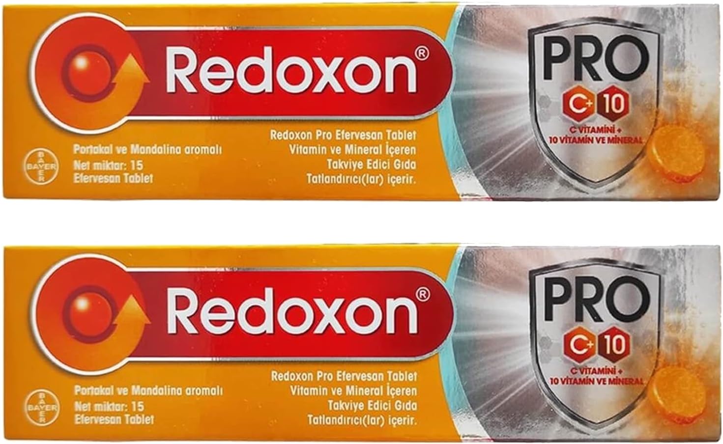Redoxon Pro 15 Effervescent Tablets 2 Pieces