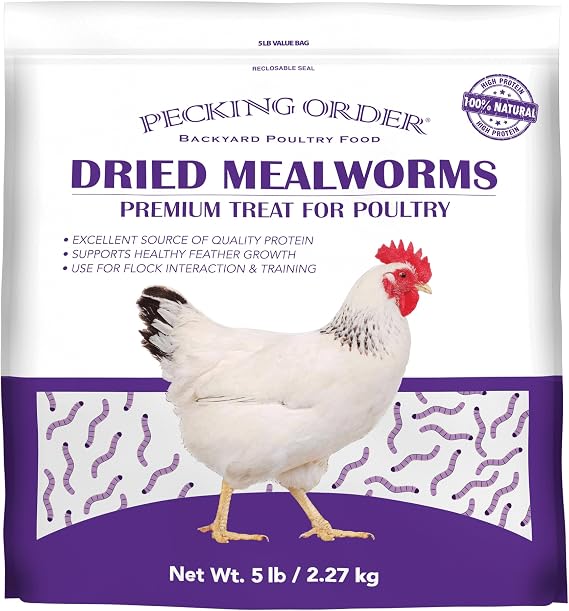 Pecking Order Dried Mealworm, 5 lbs