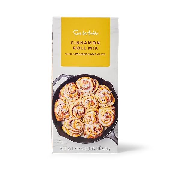 Sur La Table Cinnamon Roll Mix, Premium Baking Mix for Fluffy Cinnamon Rolls with Rich Spiced Filling, Just Add Wet Ingredients