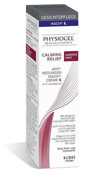 Physiogel Calming Relief Reduces redness soothes strengthens the skin barrier for skin prone to couperose and rosacea