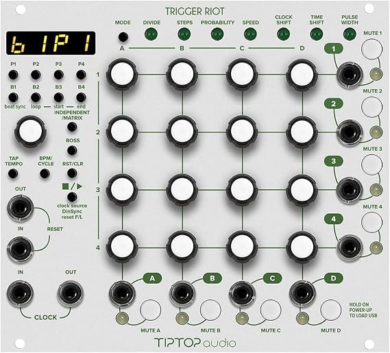 TIPTOP AUDIO Trigger Riot White Tip Top Eurorack Modular Synth Analog White Panel
