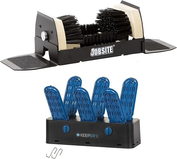 Extra Wide Boot Scrubber & Over Vent Glove Dryer Bundle