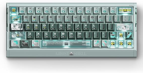 IQUNIX EV63 Ghost in the Shell Gaming Keyboard, Shell Core