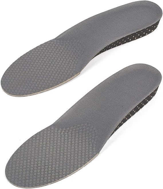 Height Increase Insole - Mid Sole Arch Support Front Messaging Height Insoles for Men - 0.8 inches Taller (Men) OSFA (US Men Size 6.5 11.5)