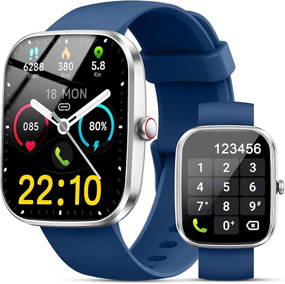 Matast Smart Watch for Men Women (Answer/Make Call), Fitness Tracker with 100+ Sport Modes, IP68 Waterproof, Heart Rate