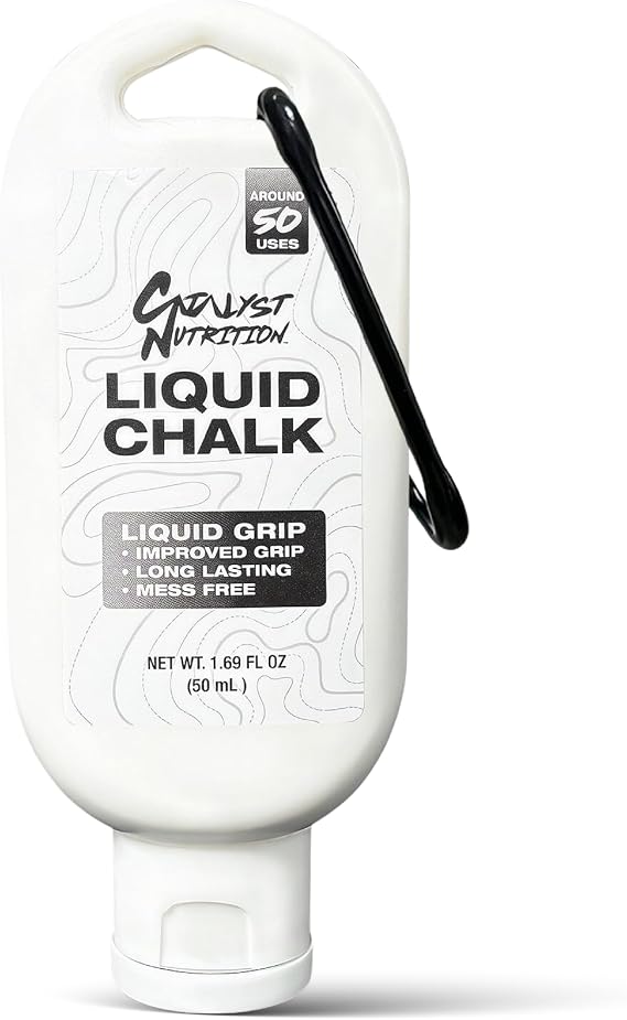 Catalyst Liquid Chalk for Weight Lifting, Crossfit & Rock Climbing | Chalkless Workout Grip for Gymnastics Bars & Pole Dancing | 50ml Mess-Free Hand Chalk for Gym Workouts. Catalyst Liquid Chalk.