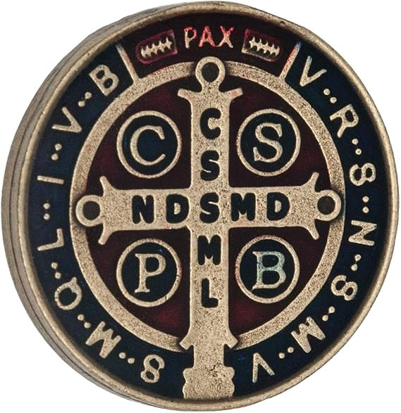 IntercessionTM Saint Benedict Pocket Medal (Golden)