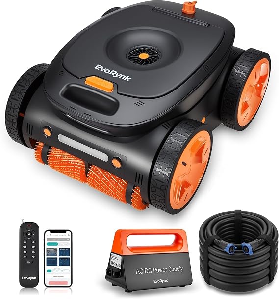 Cordless Robotic Pool Cleaner for In-Ground & Above-Ground Pools