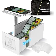 Card Scanner Stand for TCG & Sports Cards - Foldable Phone Mount Compatible with MTG Pricing Apps - Hands-Free Scanning Kit for Sleeved Cards (Includes 20 Sleeves) - Standard Edition
