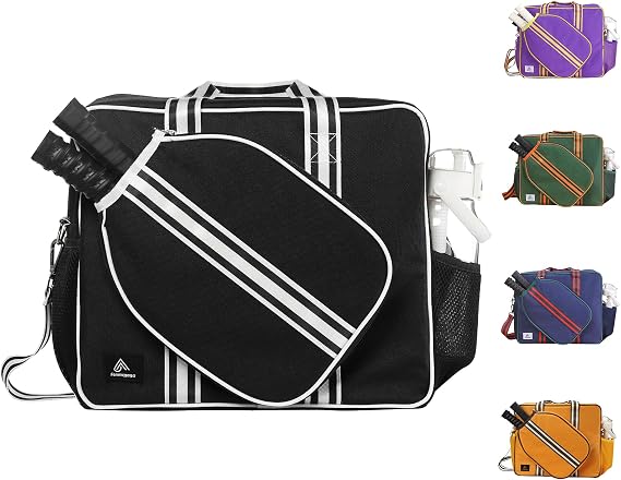 Pickleball Bags for Women&Man | Pickleball Bags with Insulated Drink Cooler Bag Fence Hooks | Pickleball Gift