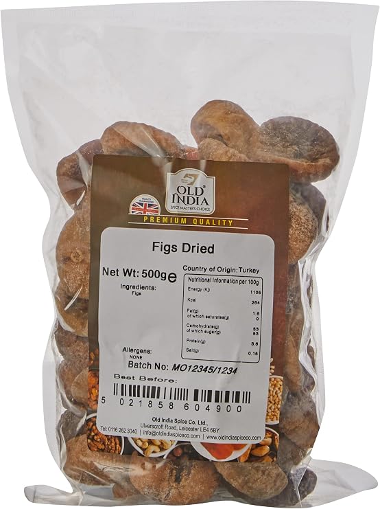 Old India Figs Dried 500g