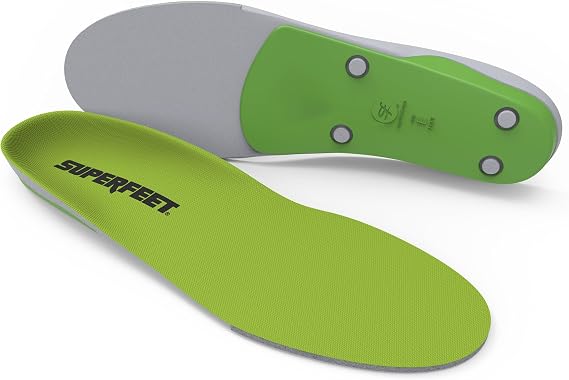 Superfeet All-Purpose High Arch Support Insoles, 2.55 M / 4.56 W