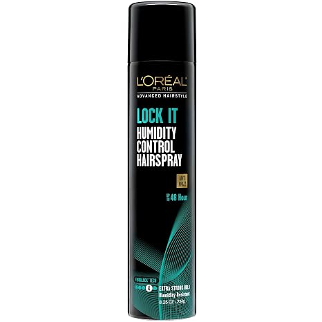 L'Oreal Paris LOCK IT Humidity Control Hairspray (Packaging May Vary)