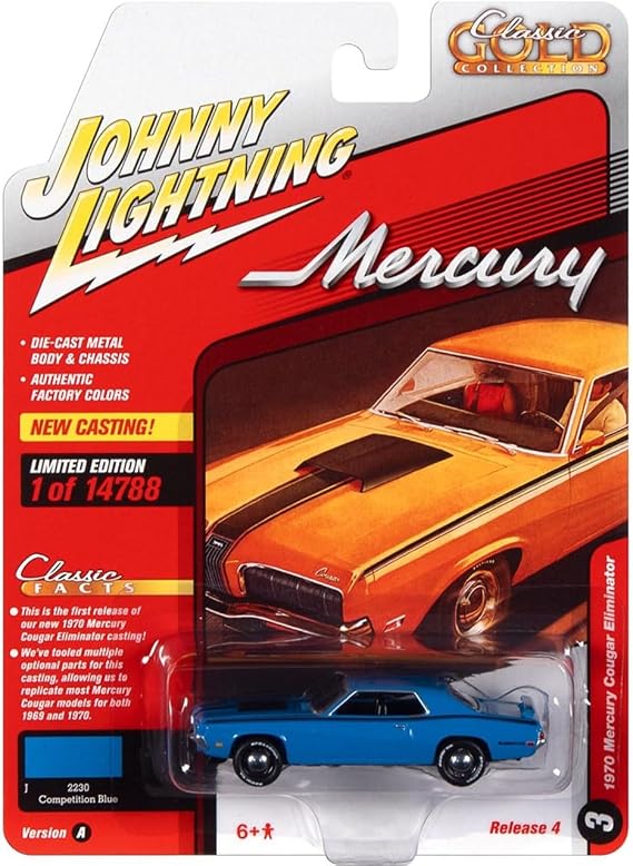Johnny Lightning - 1970 Mercury Cougar Eliminator, 1:64 (JLSP186A from JLCG027A)