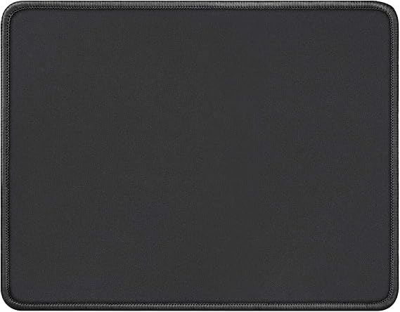 Gaming Mouse Pad, Mousepad Black Surface with Stitched Edges