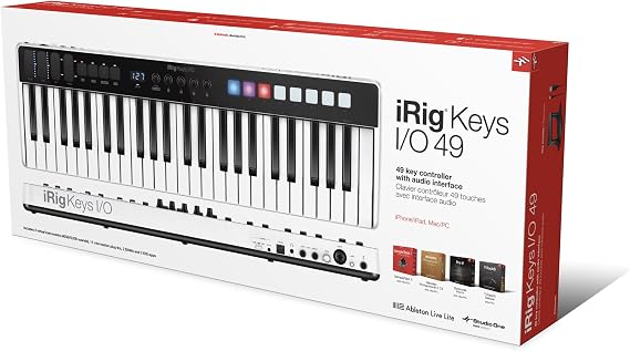 IK Multimedia iRig Keys I/O 49 iRig Series 27.3 x 8.2 x 2.6 inches 69.3 x 20.8 x 6.5 cm Domestic Genuine Product