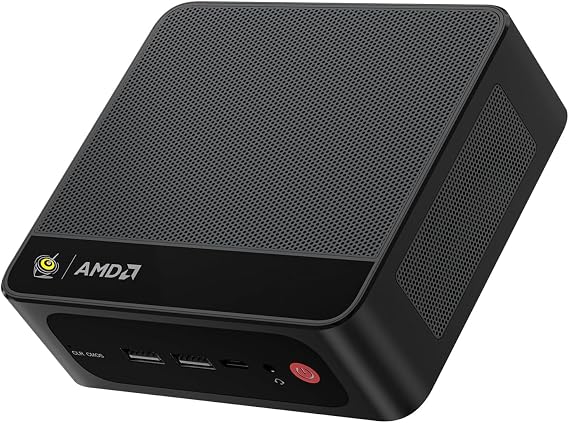 Beelink SER5 Mini PC with AMD Ryzen 5 5500U (6C/12T,up to 4.0 GHz) | 16GB DDR4 480GB SSD Mini Desktop Computer | Triple 4K Display HDMI DP Type-C | 2.5G LAN WiFi 6 BT5.4 | Auto Power On