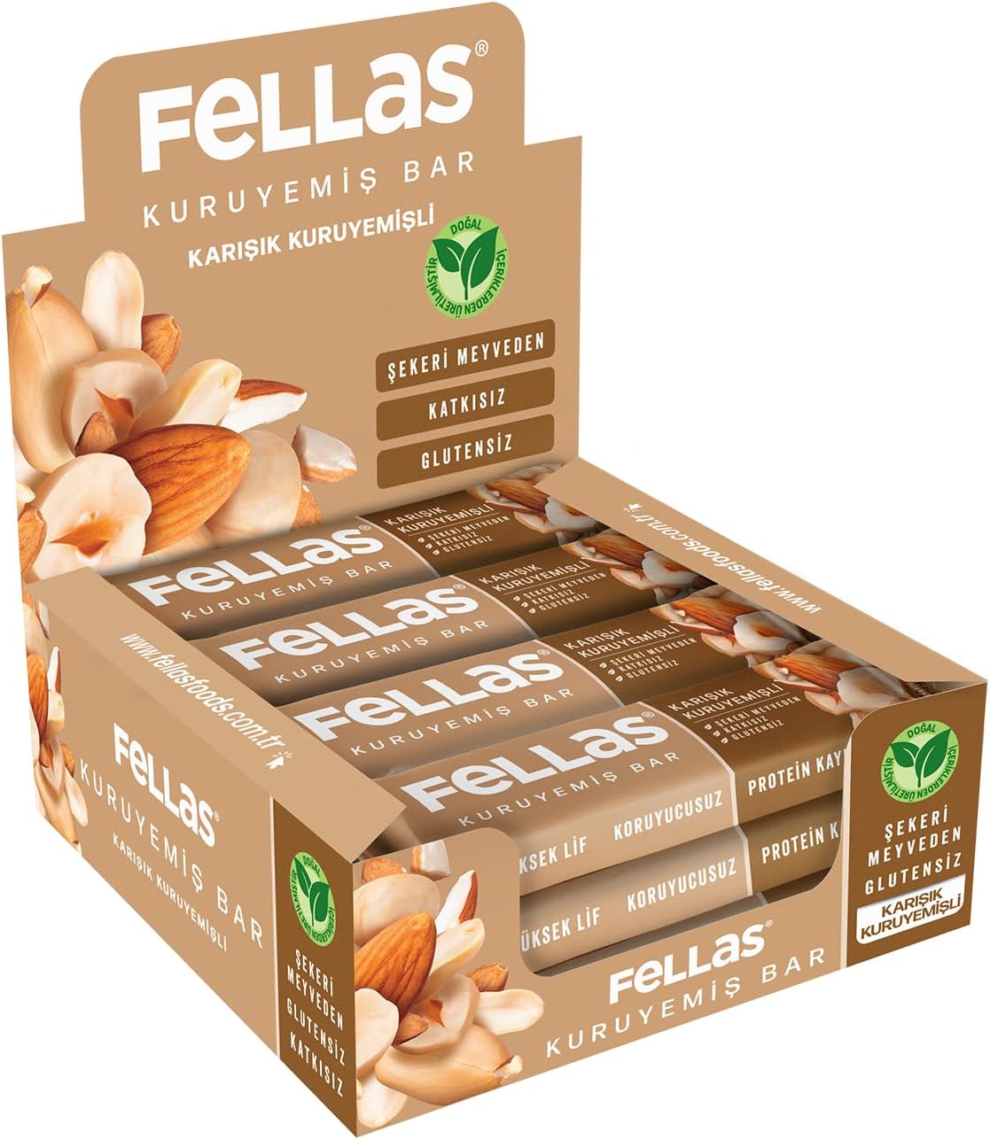 Fellas Mixed Nuts Bar 30 gr x 12 Pieces