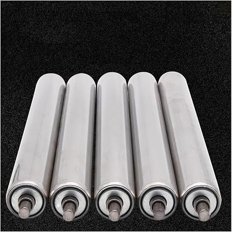 High-Performance Universal Rollers 5 Pack - Industrial Quality Replacement Rollers Conveyor Belt(D50mm/L340mm)