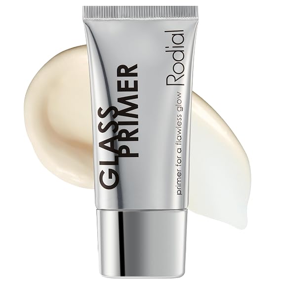 Rodial Glass Primer 30ml Hydrating Makeup Primer for Glass Skin Glow, Dewy & Blurring Face Primer, Pore Minimizing & Illuminating Base for Smooth Face Makeup