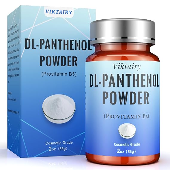 Pure DL-Panthenol Powder, 2oz (56g), Cosmetic Grade Provitamin B5