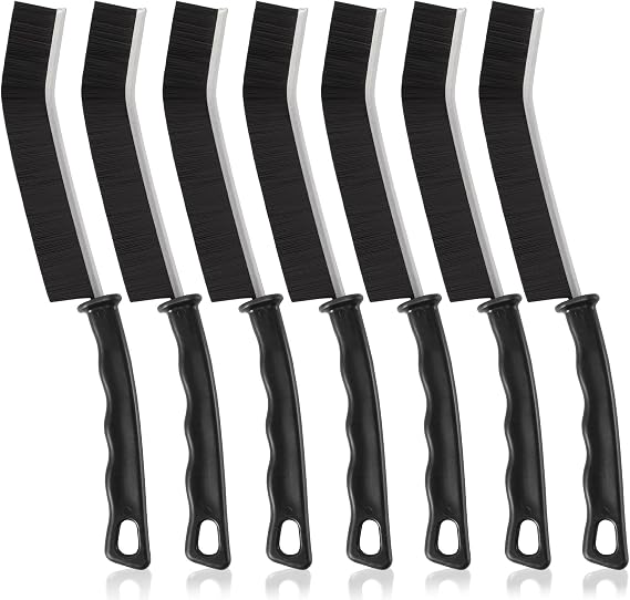 7pcs Hard Bristle Crevice Cleaning Brush Multifunctional Gap Scrub Cleaner Tool for Household Use, Kitchen Sink, Bathroom, Toilet Dead Corners, Window, Vehicle, Grout, Clean Tight Spaces