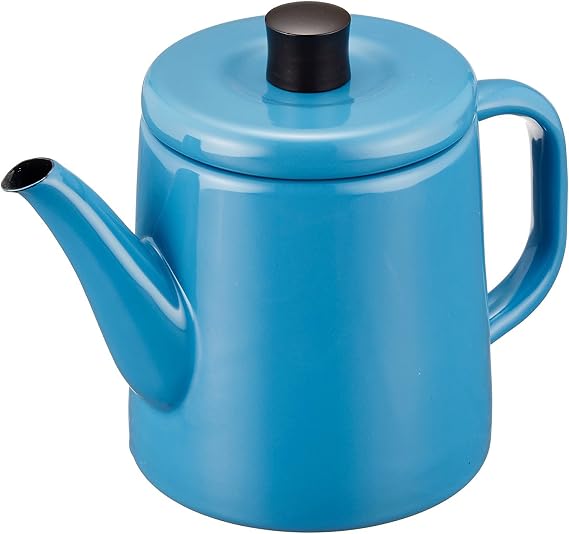 Nodahoro PTR-1.5KBL Hollow Kettle, 4.6 fl oz 1.5 L, Gas Fire/Induction Compatible, Made in Japan, Porch Kettle, Blue