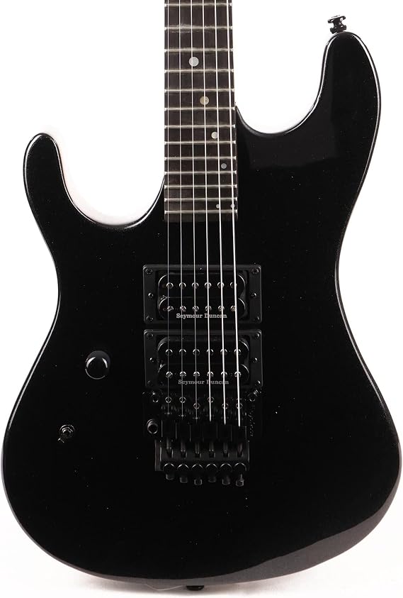 Kramer Nightswan Floyd Rose Left Handed, Jet Black Metallic