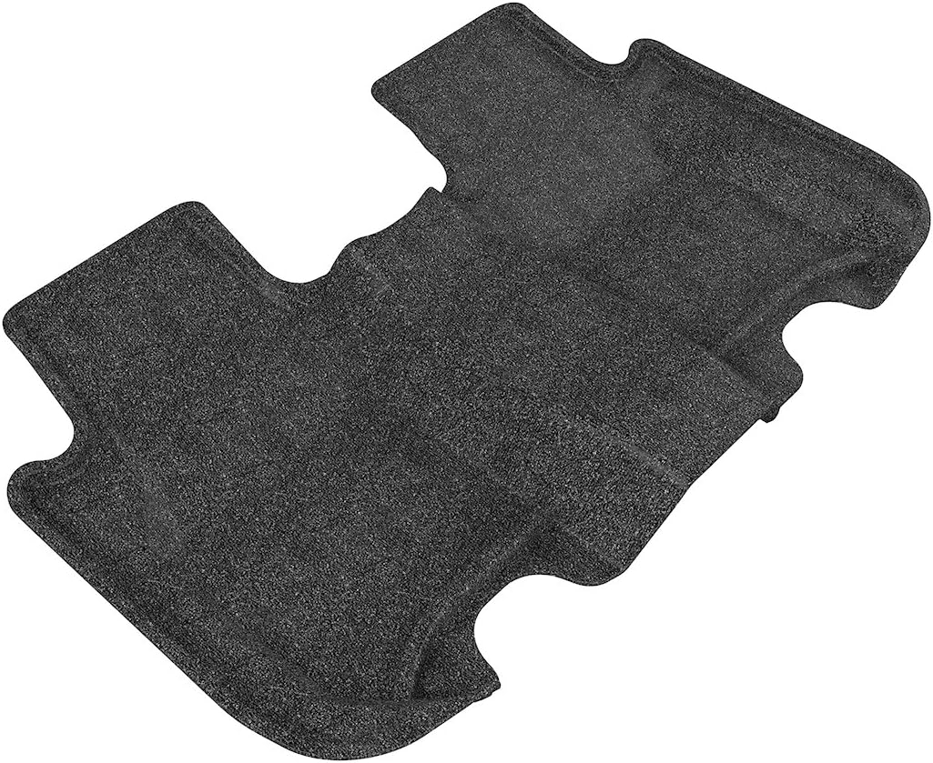 3D MAXpider Second Row Custom Fit Floor Mat for Select Honda Fit Models - Classic Carpet Black