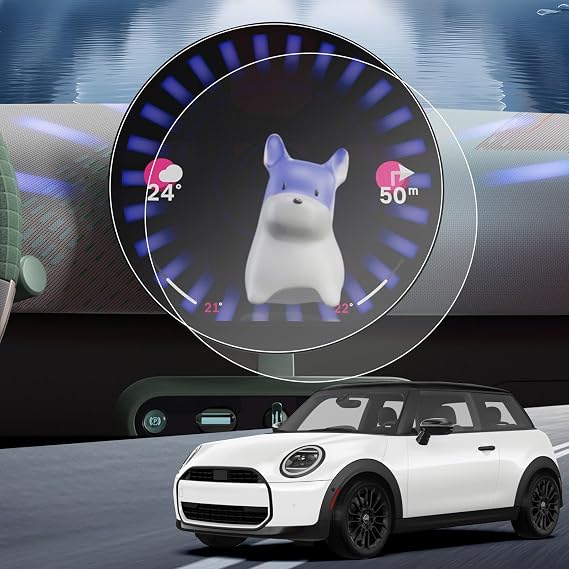 YEE PIN 2025 2026 Cooper Screen Protector for 2025 Mini Countryman F60/Aceman 9.4 OLED Display Touchscreen Cover Screen Saver for 2025 Mini Cooper Countryman Accessories Nano Protective Film 2 Pack