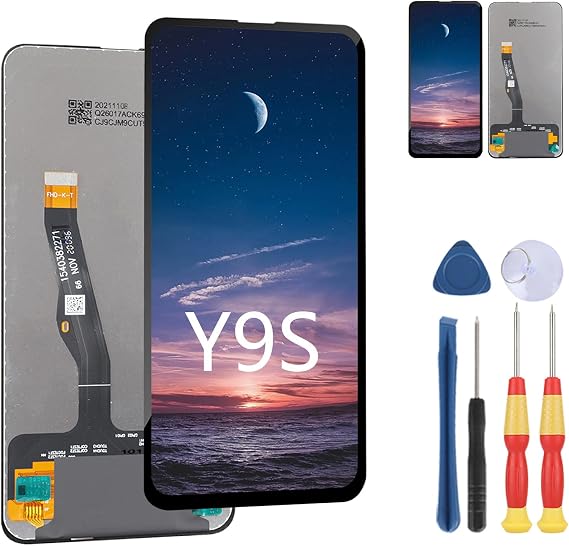 New Display Touch Screen for Huawei Y9S LCD Display Replace Parts with Tools.