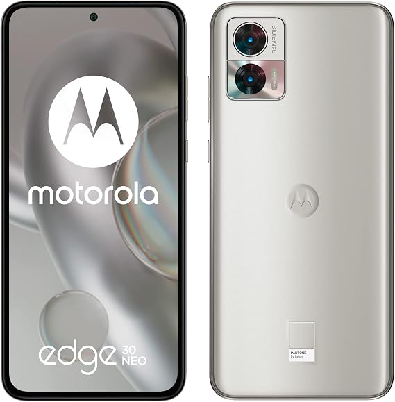 Motorola Edge 30 Neo 5G (Ice Palace) 128GB + 8GB RAM SIM-Free Unlocked Android Smartphone