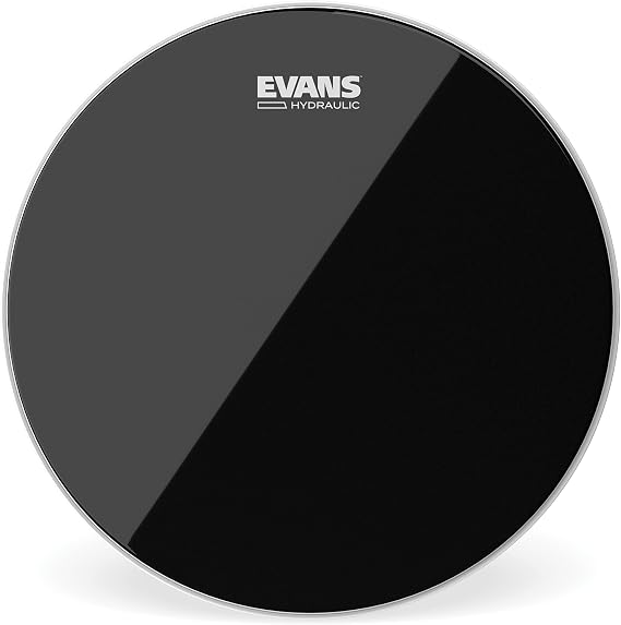 Evans Drum Heads - Hydraulic Black Tom Drumhead, 10 Inch