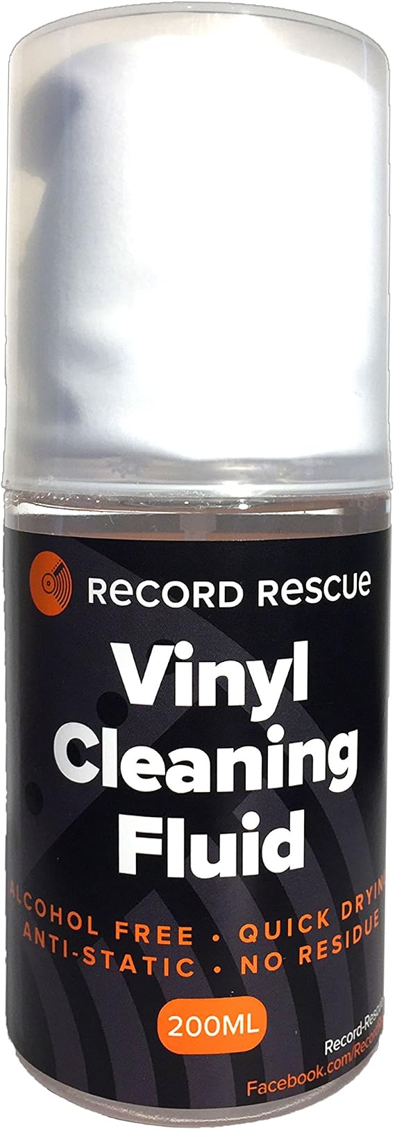 Vinyl Cleaning Fluid & Microfiber Towel - Record Washing Solution (200ml Spray Bottle) | Record Rescue