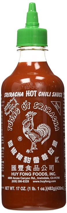RetailSource Sriracha Hot Chili Sauce, 17 Ounce, 3 Count