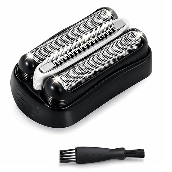 32B Shaver Foil Replacement and Cutter for Compatible with Braun Series 3, Shaver Razor Blade Cassette Head Compatible with Braun 320 330 340 350CC 370cc-4 390cc-4 Models | Shaver Razor Blade Cassette Head Compatible Braun 320/330/340/350CC/370cc-4/390cc-4, Electric Shaver Replacement Head