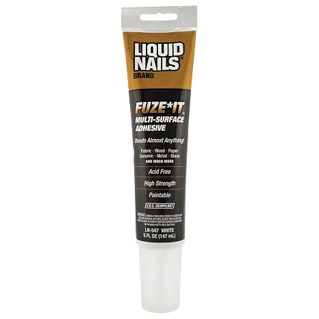 Liquid Nails LN-547 Fuze*It Multi-Purpose Repair Adhesive, 5 oz