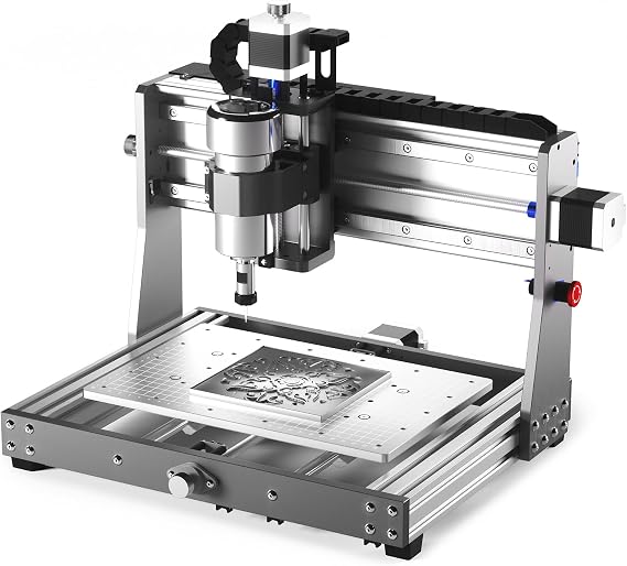 Genmitsu 3020-PRO MAX V2 CNC Milling Machine for Metal Engraving and More, GRBL Offline Controller, Limit Switch and Emergency Stop, XYZ Effective Working Area 300 x 205 x 78mm 11.8 x 8.1 x 3.1 inch