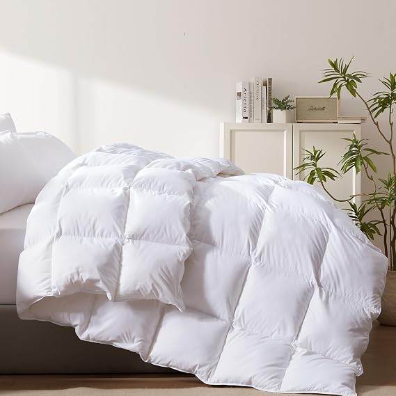 Cosybay All Season Feather Down Fiber Comforter-Heavyweight Duvet Insert